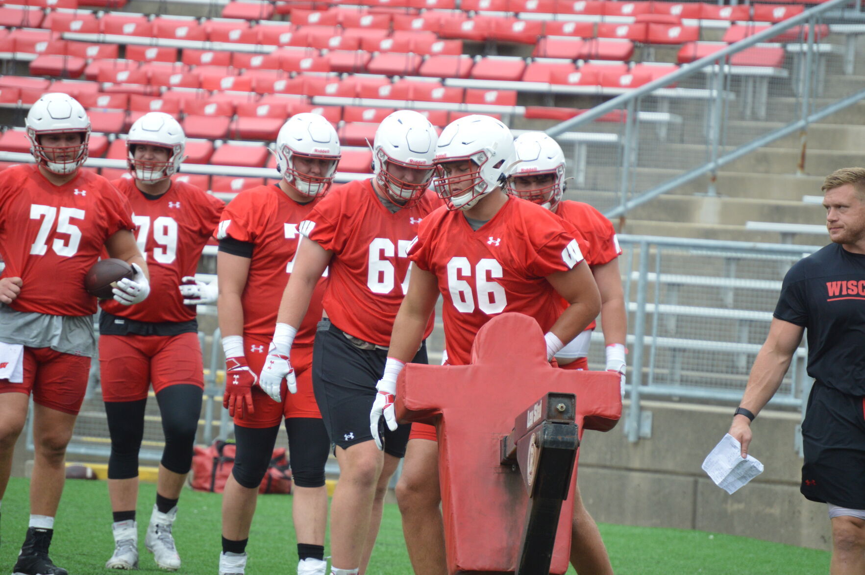 Wisconsin offensive linemen